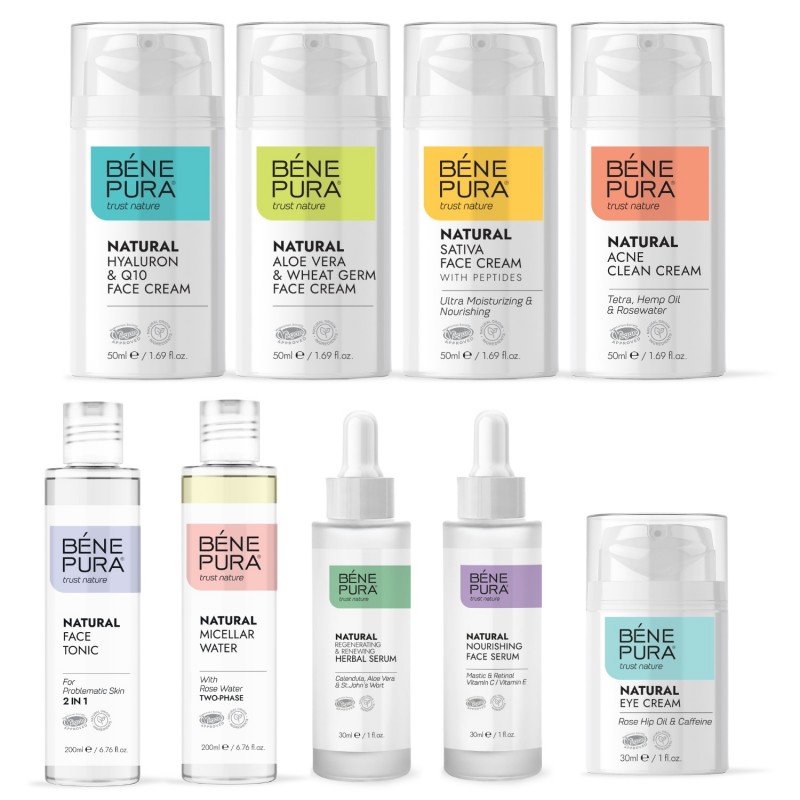 Mega Set "Îngrijirea feței" - Seruri cu vitamina c