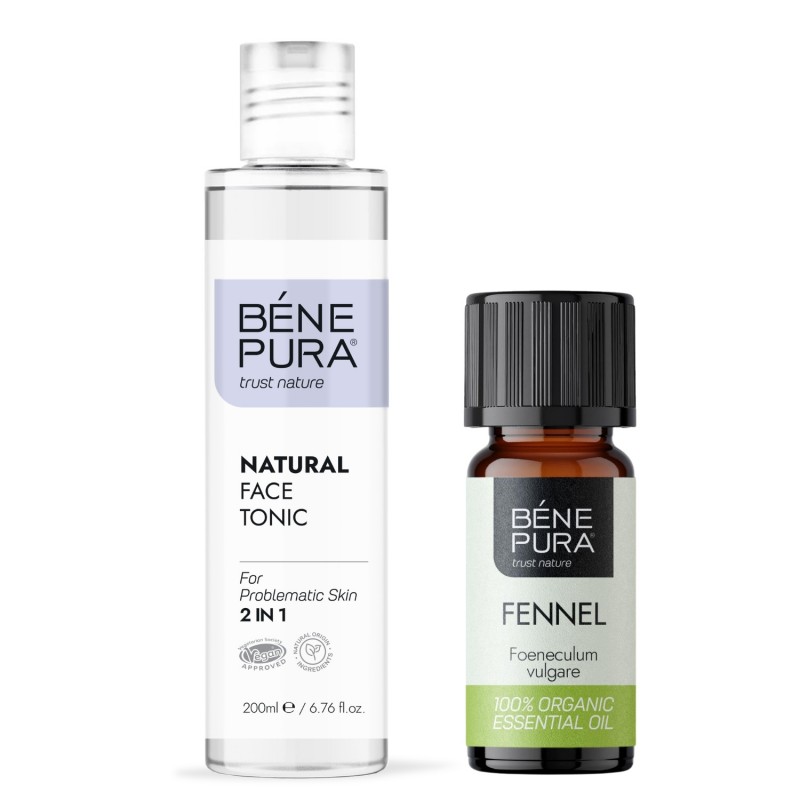 Tonic pentru față pentru pielea problematica și Bio Fenicul Ulei esențial - GMC