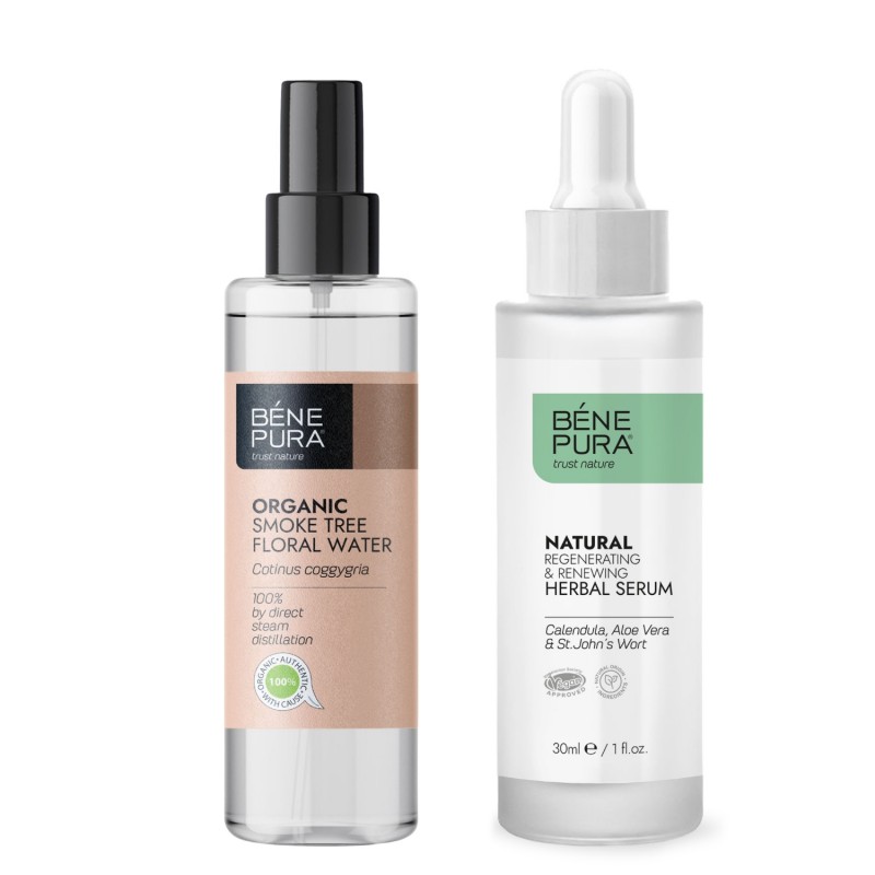 Bio Cotinus Apa florala și Ser regenerant pentru față - GMC