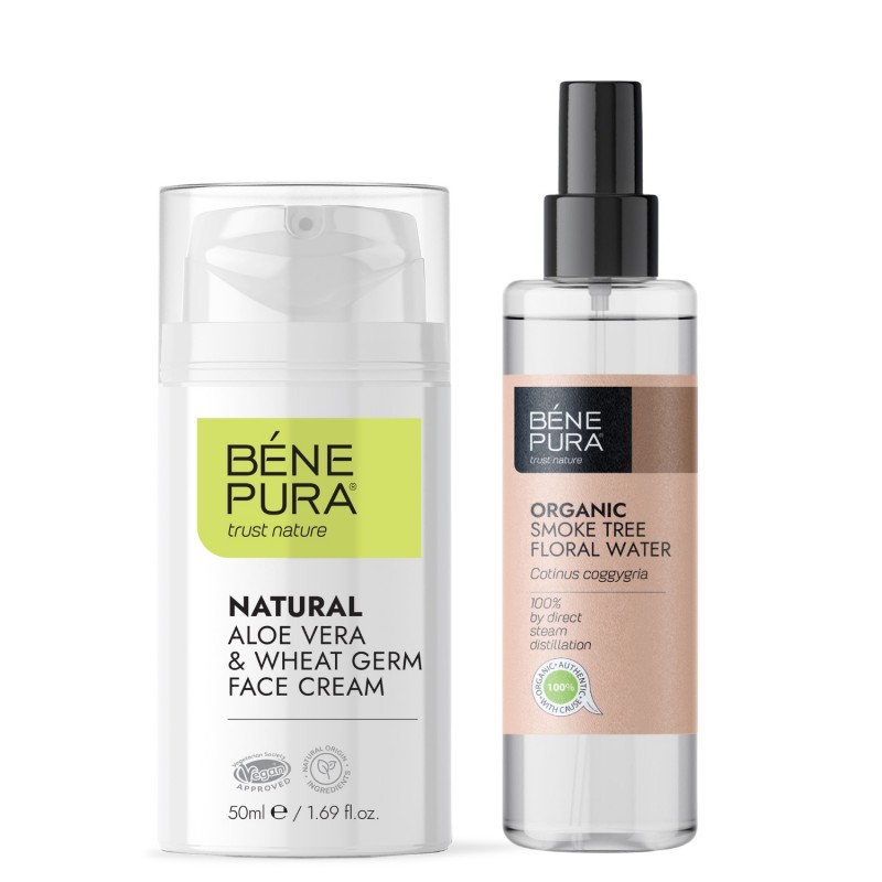 Bio Cotinus Apa florala și Cremă pentru față cu Aloe Vera - GMC