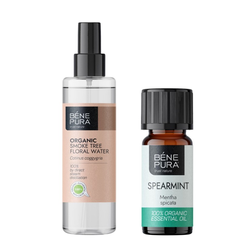 Bio Cotinus Apa florala și Bio Mentă creață Ulei esențial - GMC