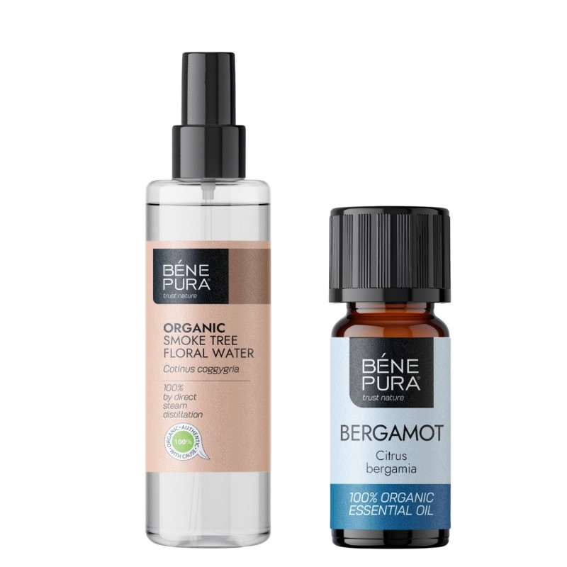 Bio Cotinus Apa florala și Bio Bergamotă Ulei esențial - GMC