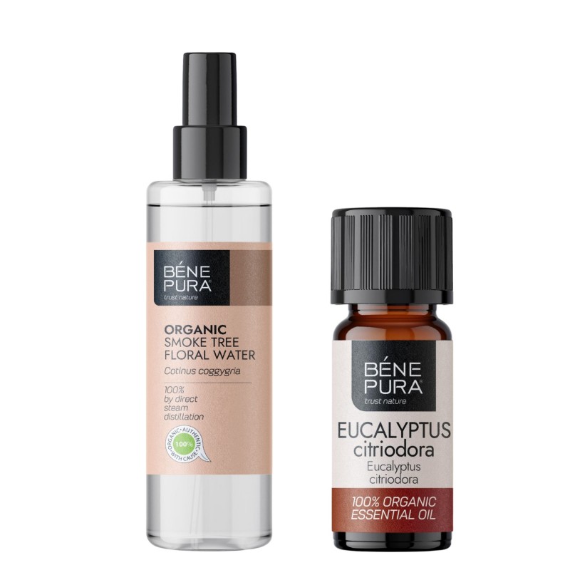 Bio Cotinus Apa florala și Bio Eucalipt Citriodora Ulei esențial - GMC
