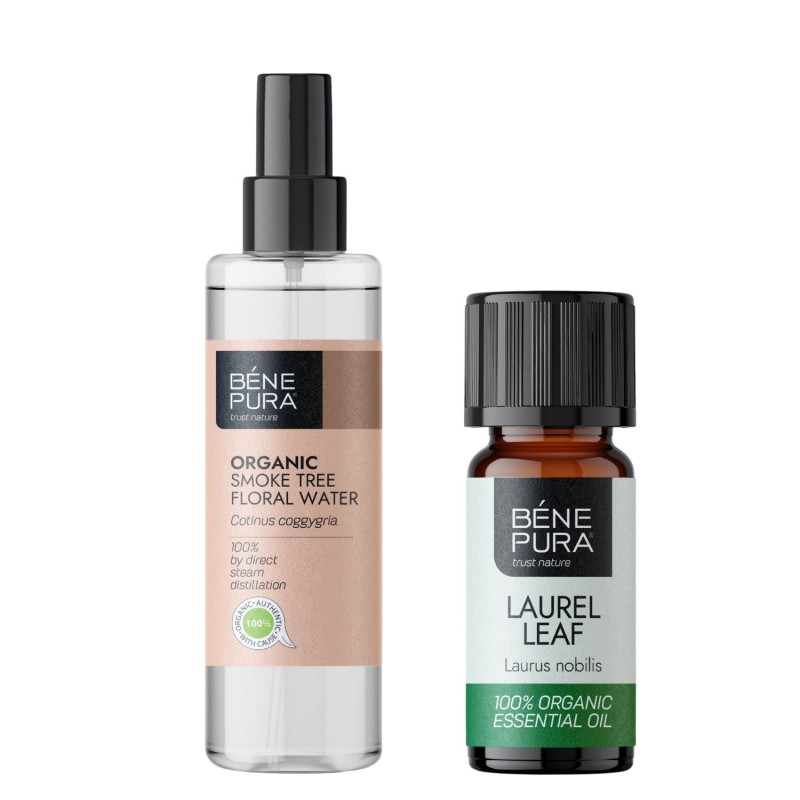 Bio Cotinus Apa florala și Bio Dafin Ulei esențial - GMC