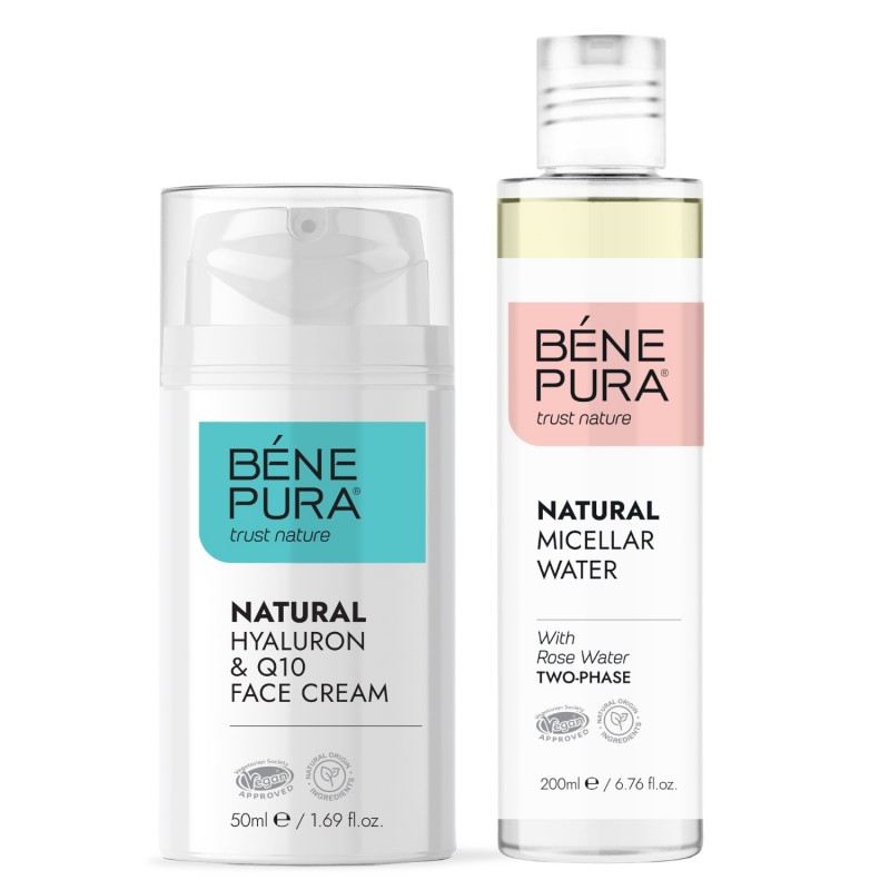 Apa micelara și Crema pentru față Hyaluron & Q10 - GMC