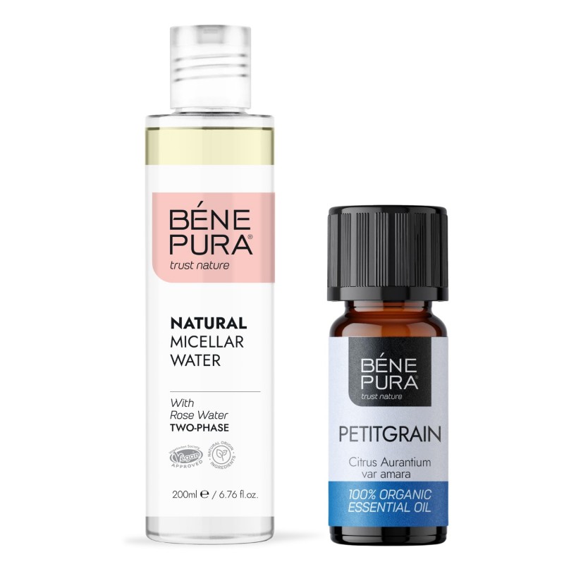 Apa micelara și Bio Petitgrain Ulei esențial - Comparare produse