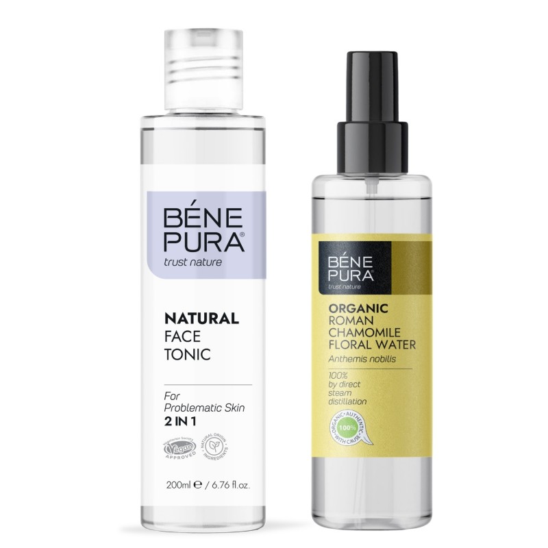 Tonic pentru față pentru pielea problematica și Bio Mușețel Roman Apa florala - GMC