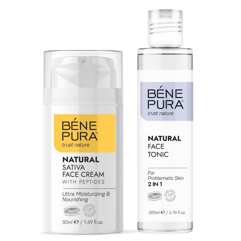 Tonic pentru față pentru pielea problematica și Crema pentru față Hidratanta - GMC