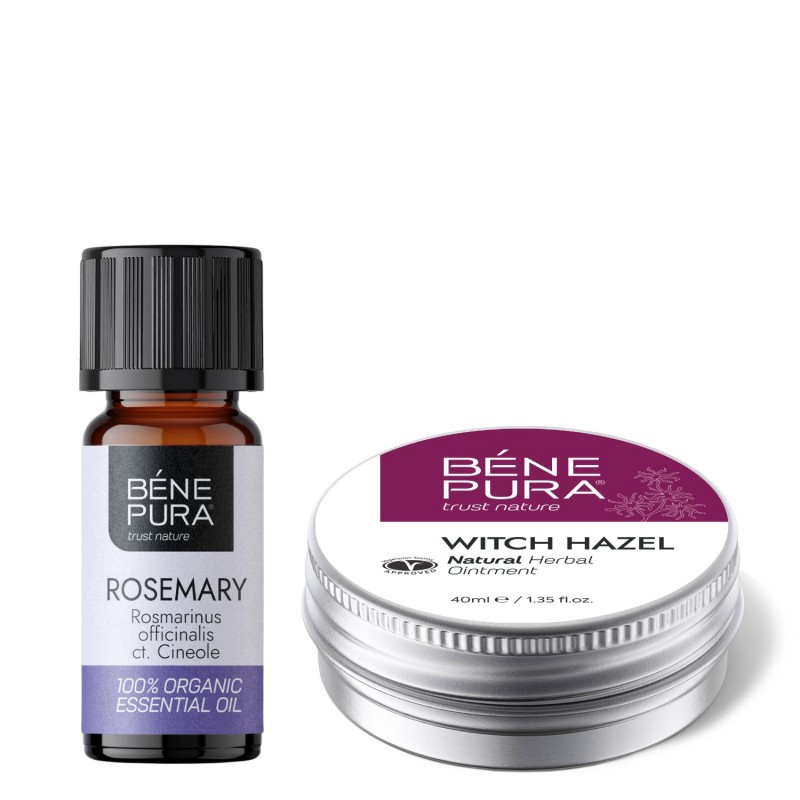 Unguent pentru Hemoroizi cu Hamamelis și Bio Rozmarin Cineol Ulei esențial - GMC