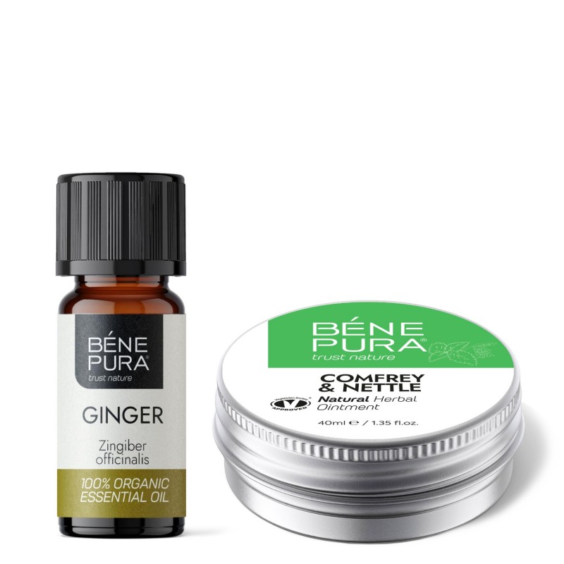Unguent pentru Articulații cu Comfrey și Urzică și Bio Ghimbir Ulei esențial - Comparare produse