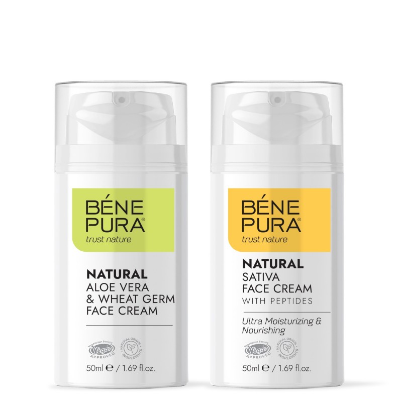 Cremă pentru față cu Aloe Vera și Crema pentru față Hidratanta - GMC