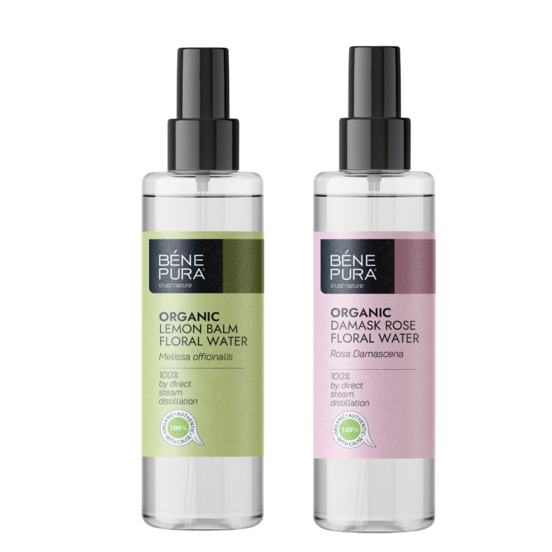 Bio Roiniță Apa florala și Bio Rosa Damascena Apa de Trandafiri - GMC