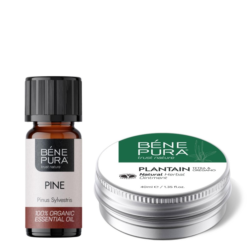 Unguent Pentru Anti Mancarimi cu Pătlagină și Bio Pin Alb Ulei esențial - GMC