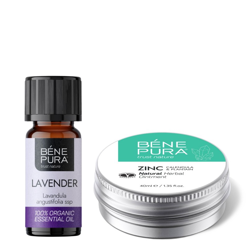 Unguent Pentru Anti Mancarimi cu Oxid de Zinc și Bio Lavandă Ulei esențial - GMC