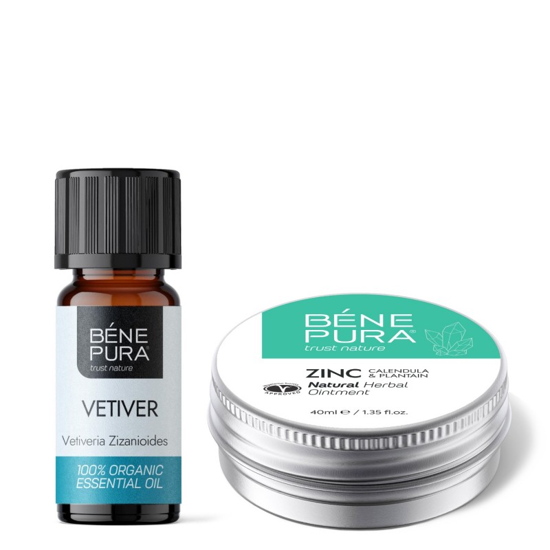 Unguent Pentru Anti Mancarimi cu Oxid de Zinc și Bio Vetiver Ulei esențial - GMC