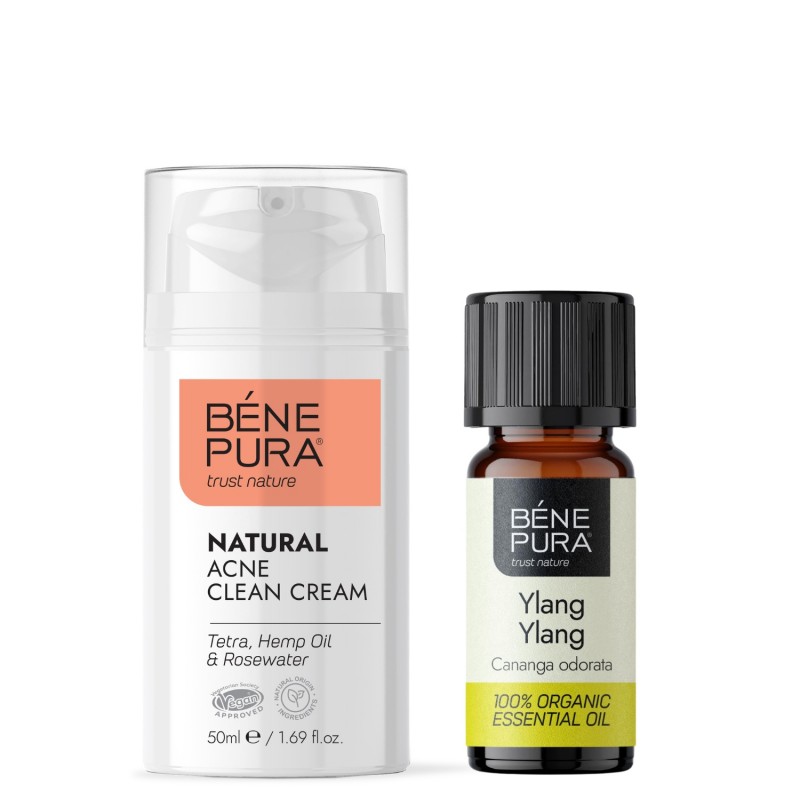 Crema pentru față Hyaluron & Q10 și Bio Ylang Ylang Ulei esențial - GMC