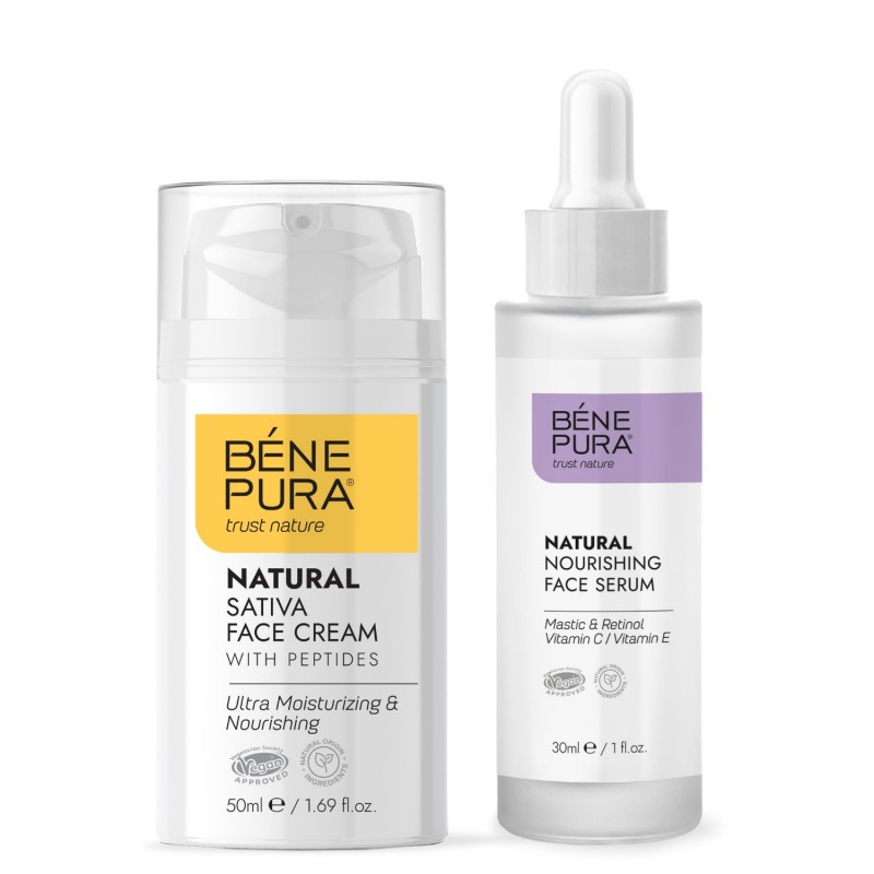 Ser pentru față cu retinol și Crema pentru față Hidratanta - Comparare produse