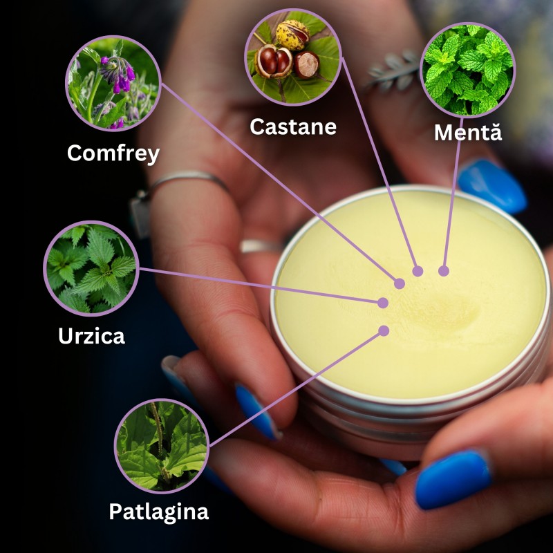 2x Unguent pentru Articulații cu Comfrey și Urzică - 40ml