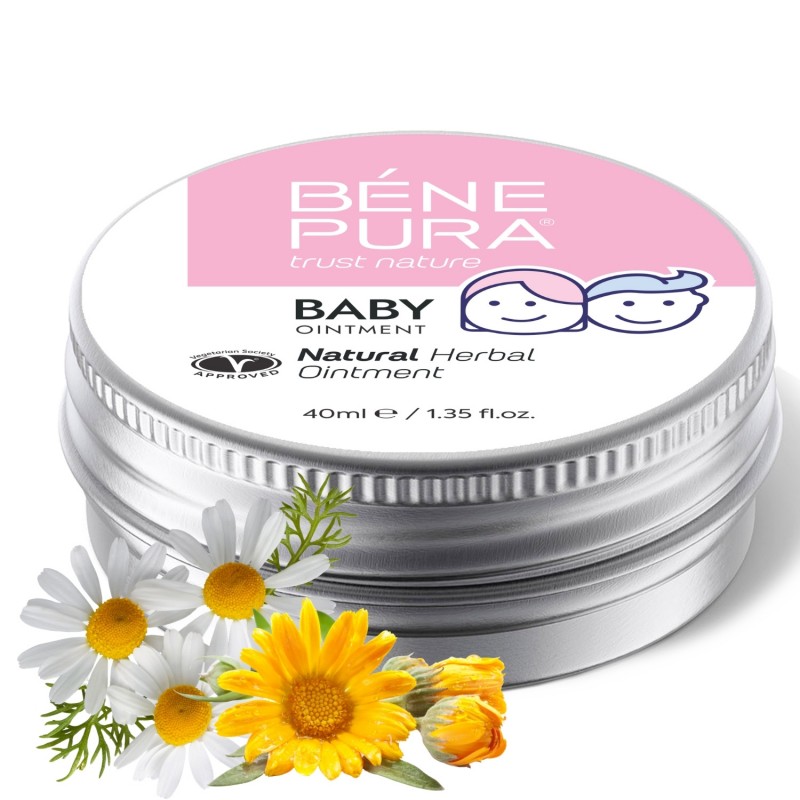 Unguent pentru Erupții Cutanate de Scutec cu Gălbenele și Mușețel - 40ml - Comparare produse