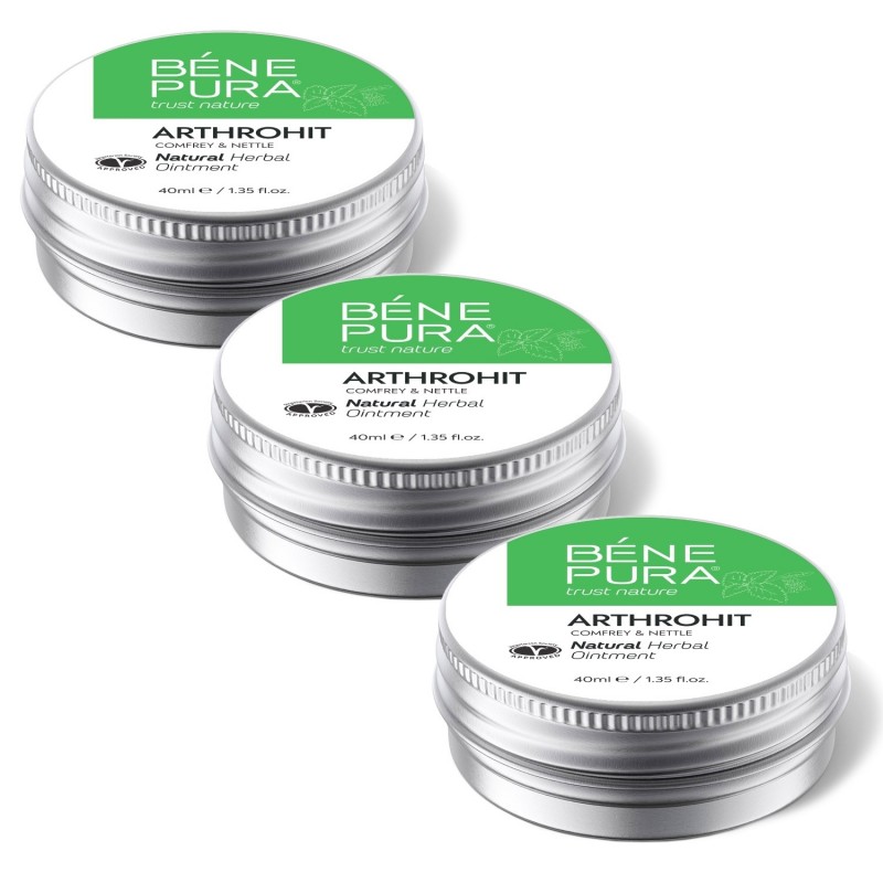 3x Unguent pentru Articulații cu Comfrey și Urzică - 40ml - Unguente pentru durerile articulare