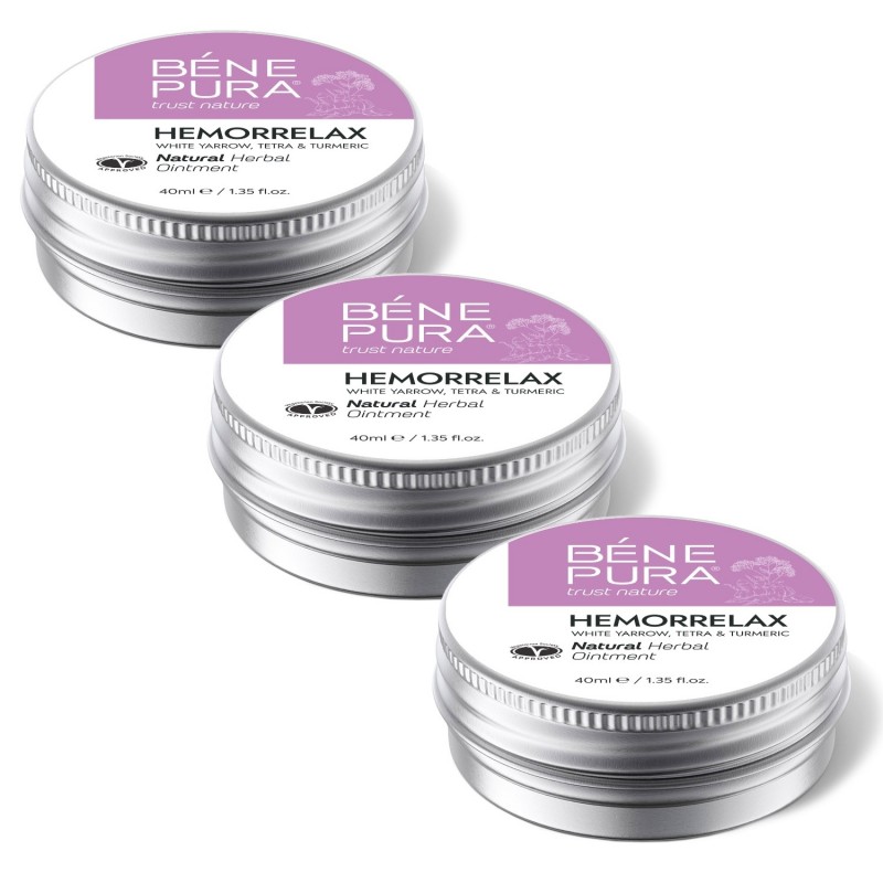 3x Unguent, pentru Hemoroizi, cu Coada șoricelului, Tetra și Turmeric - 40ml - Comparare produse