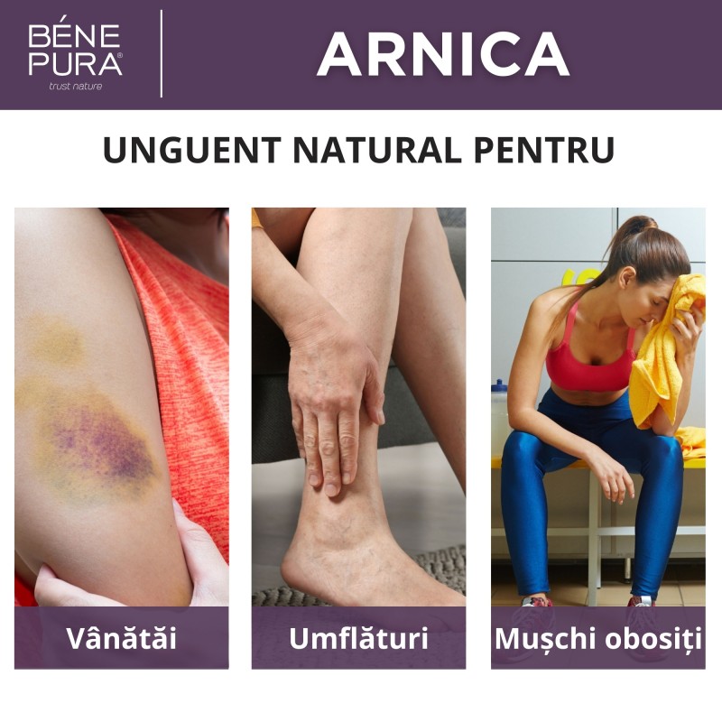 Unguent pentru Vânătăi și Mușchi cu Arnică - 40ml