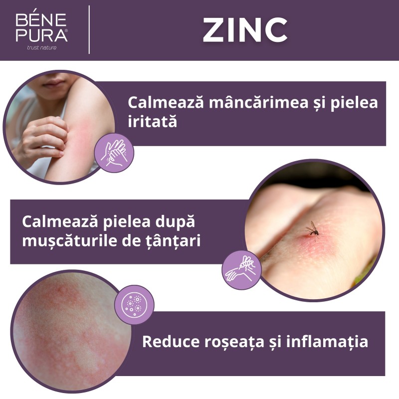 Unguent Pentru Anti Mancarimi cu Oxid de Zinc - 40ml