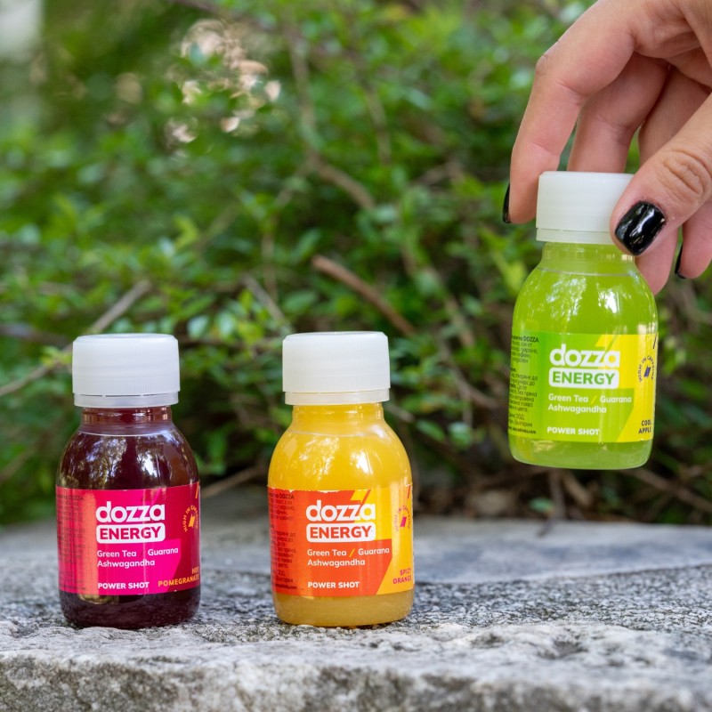 6x Pack DOZZA Energy Cool Apple Energy shot - 60ml - Benepura.ro 6x Pack DOZZA Energy Cool Apple Energy shot - 60ml