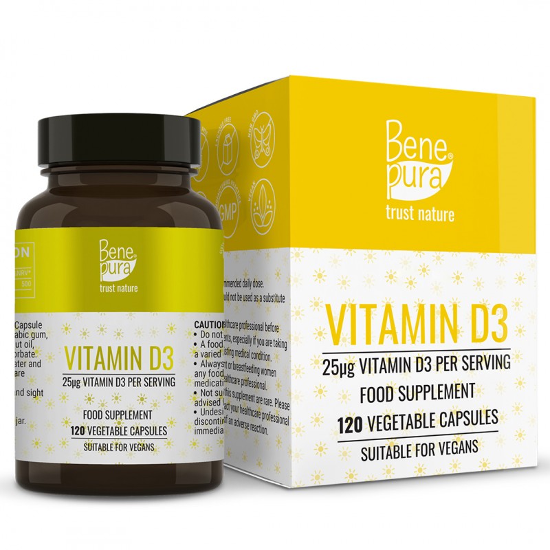 Vitamina D3 1000UI - 120 Capsule - Comparare produse