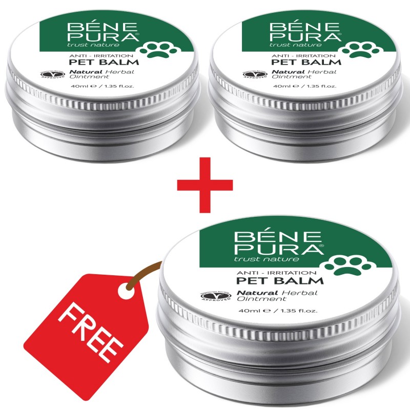 3x Balsam Anti Iritație Pentru Animale de Companie cu Pătlagină - 40ml - Comparare produse