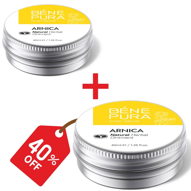 2x Unguent pentru Vânătăi și Mușchi cu Arnică - 40ml - Seturi