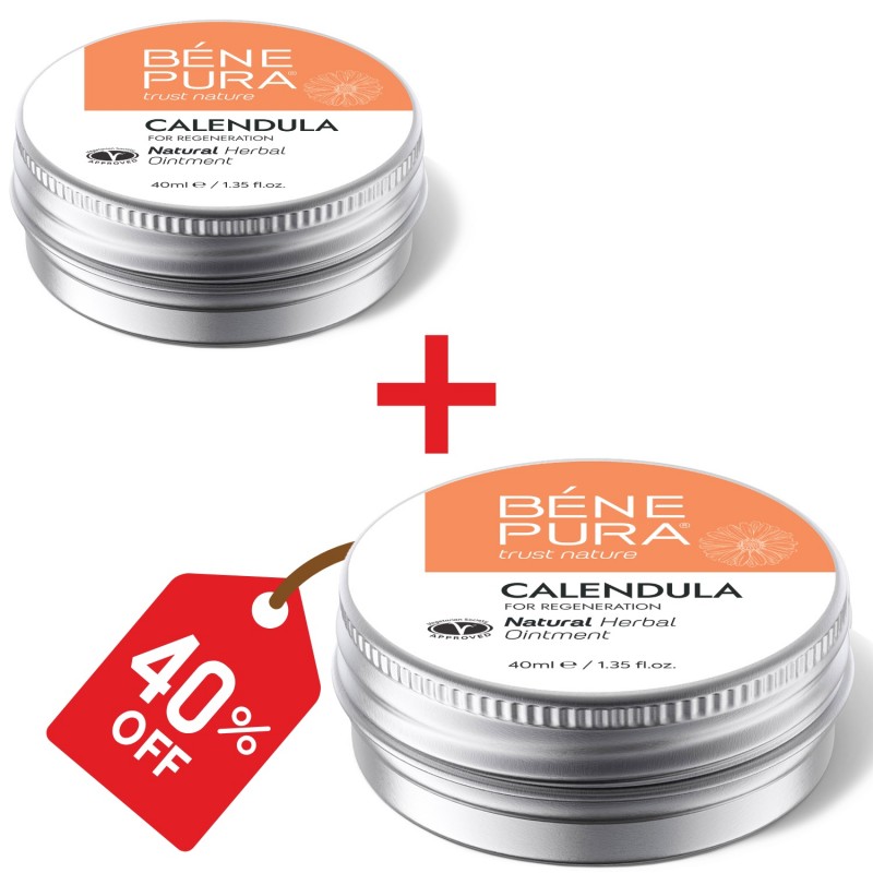 2x Unguent pentru Arsuri și Răni cu Gălbenele - 40ml - 