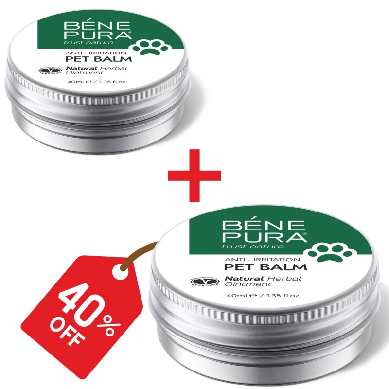 2x Balsam Anti Iritație Pentru Animale de Companie cu Pătlagină - 40ml - Comparare produse