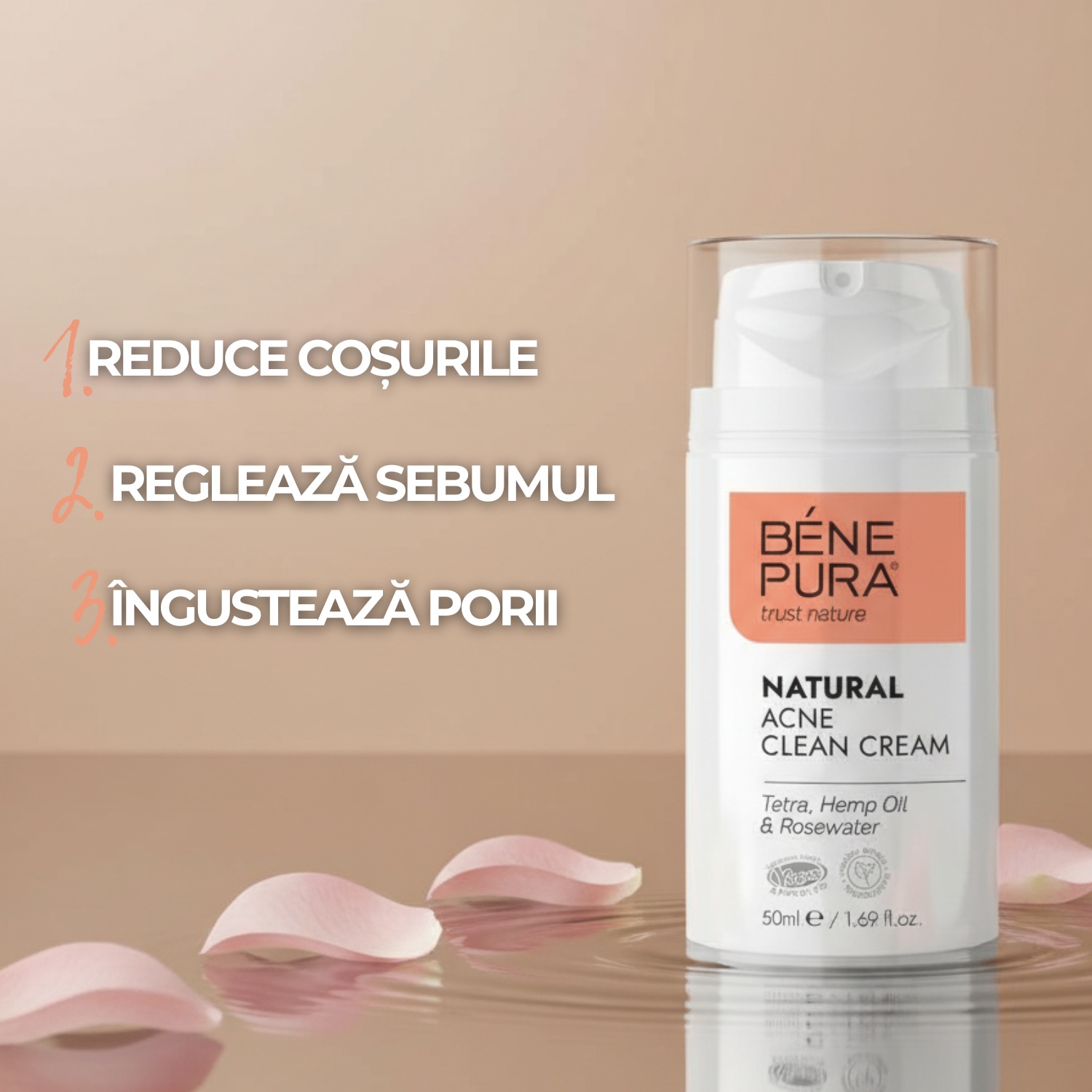 Crema pentru față anti-acnee - 50ml
