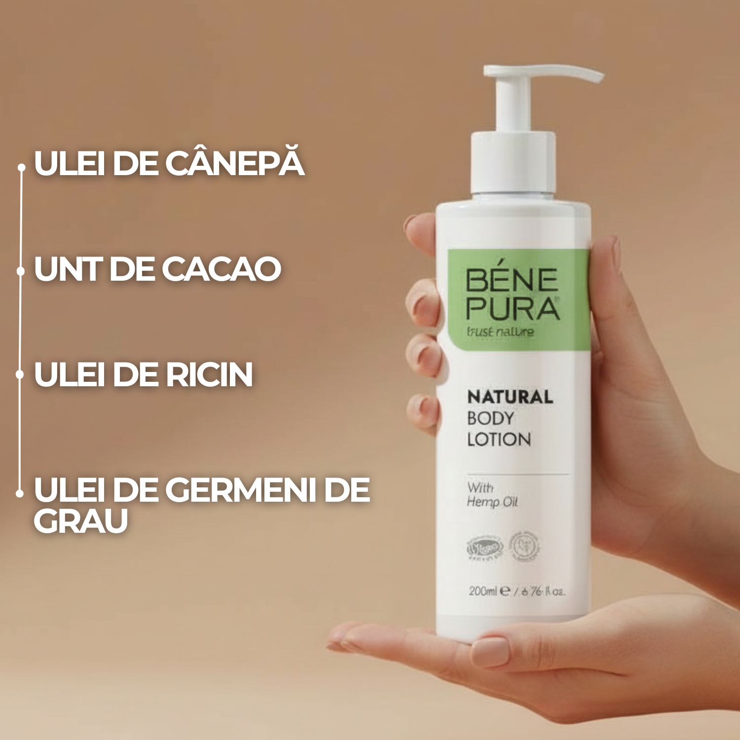 Loțiune de corp pentru pielea sensibila - 200ml